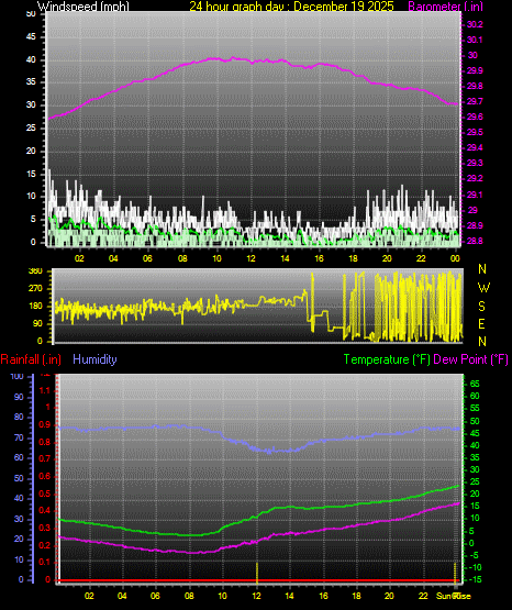 24 Hour Graph for Day 19