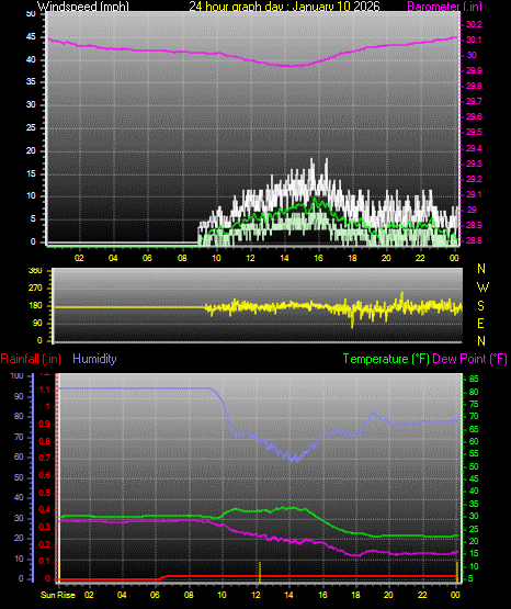 24 Hour Graph for Day 10