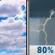 Friday: Mostly Cloudy then Showers And Thunderstorms