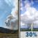 Friday: Patchy Smoke then Chance Showers And Thunderstorms