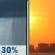 Sunday: Chance Rain Showers then Partly Sunny