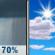 Wednesday: Rain Showers Likely then Mostly Sunny