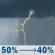 Tuesday: A slight chance of showers and thunderstorms before 7am, then a chance of showers and thunderstorms between 7am and 1pm, then a slight chance of showers and thunderstorms between 1pm and 2pm, then a chance of showers and thunderstorms. Mostly cloudy. High near 82, with temperatures falling to around 79 in the afternoon. South wind 5 to 10 mph, with gusts as high as 21 mph. Chance of precipitation is 50%. New rainfall amounts less than a tenth of an inch possible. Tuesday: Slight Chance Showers And Thunderstorms then Chance Showers And Thunderstorms