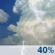 Wednesday: A chance of showers and thunderstorms. Mostly cloudy, with a high near 63. Northwest wind around 8 mph, with gusts as high as 20 mph. Chance of precipitation is 40%. Wednesday: Chance Showers And Thunderstorms