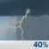 Friday: A 40 percent chance of showers and thunderstorms before 1pm. Mostly cloudy, with a high near 67. Calm wind becoming west 5 to 7 mph in the morning. New rainfall amounts of less than a tenth of an inch, except higher amounts possible in thunderstorms. Friday: A 40 percent chance of showers and thunderstorms before 1pm. Mostly cloudy, with a high near 67. Calm wind becoming west 5 to 7 mph in the morning. New rainfall amounts of less than a tenth of an inch, except higher amounts possible in thunderstorms.